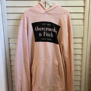 Abercrombie light pink sweatshirt!!